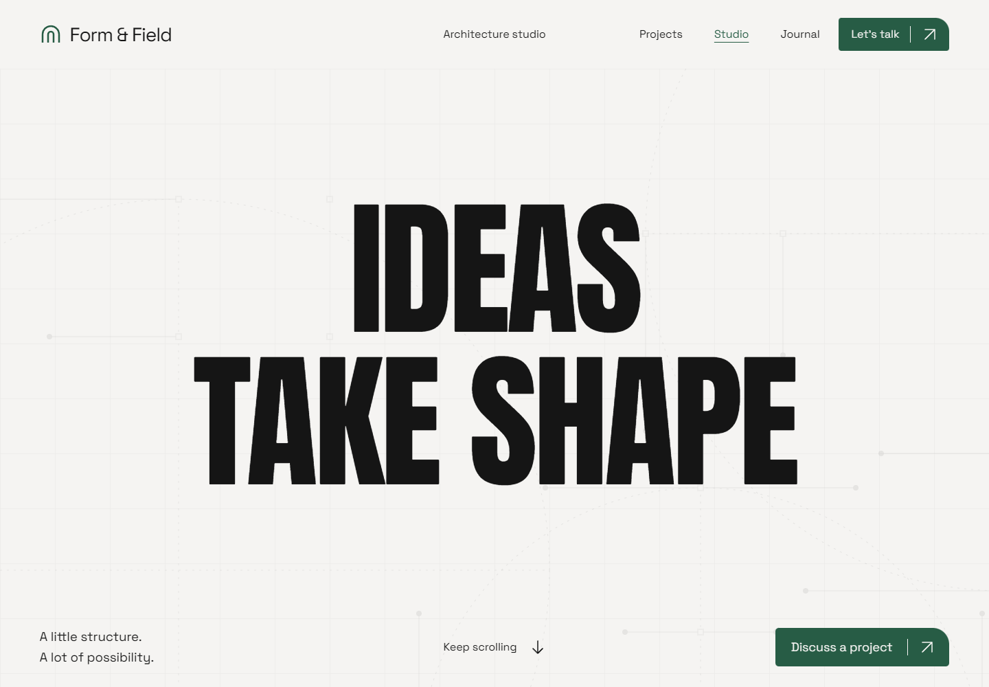 Form & Field — homepage