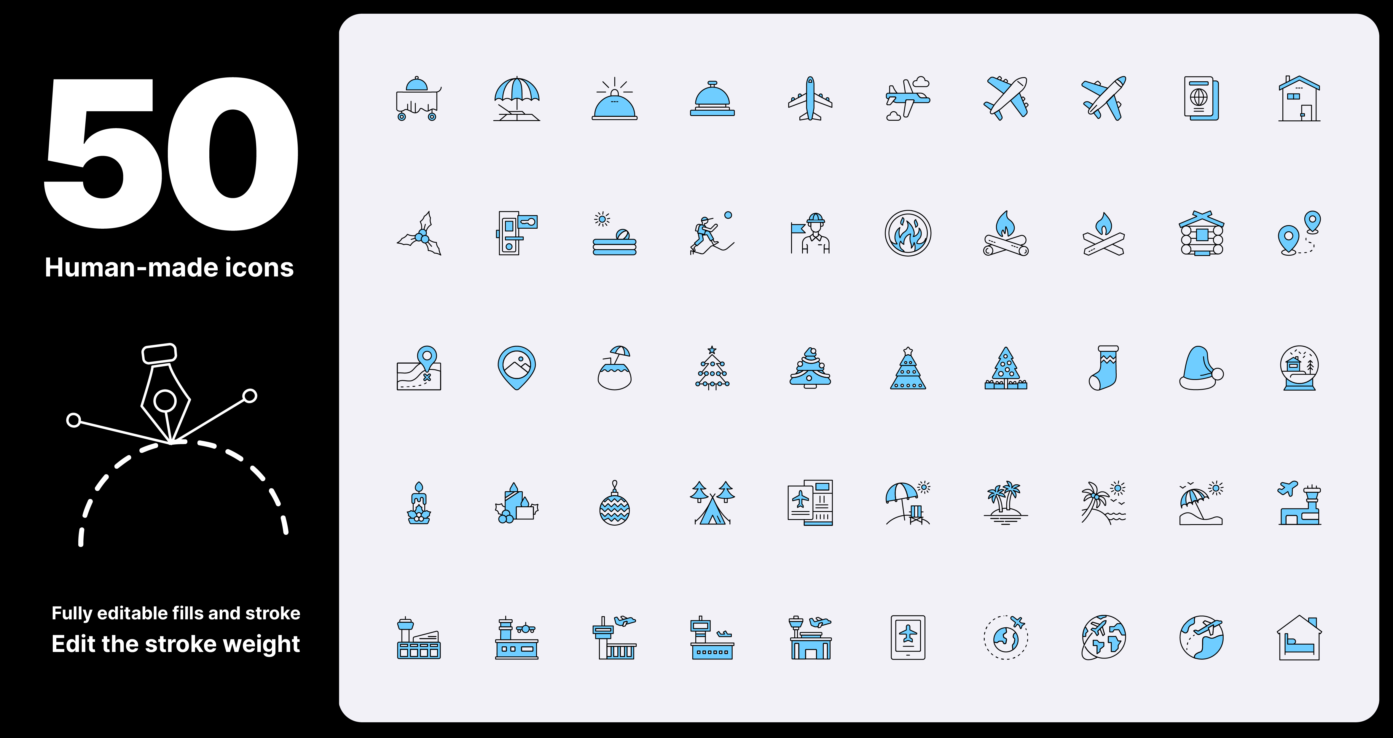 Holiday icons