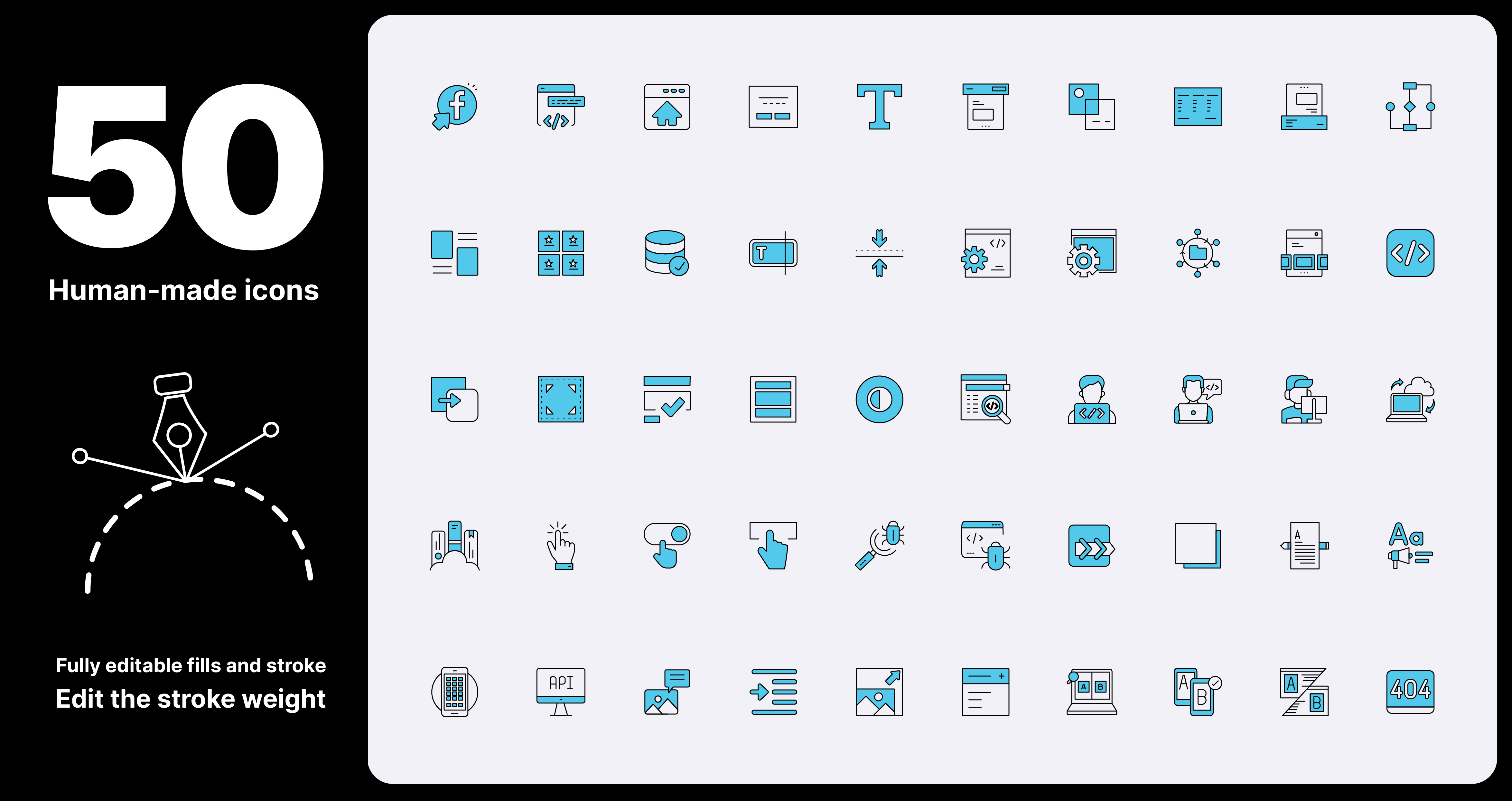 Web 1 icons