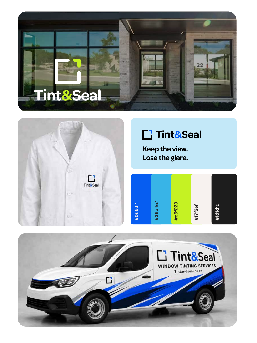 Tint & Seal brand identity
